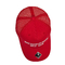 Mode Unisex Red Mesh Baseball Cap Untuk Musim Panas Dengan Logo Sulaman Datar
