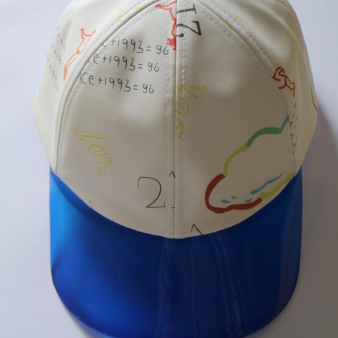 Fashion Tagihan Plastik Dicetak Topi Baseball Sun Protection Headwear Untuk Musim Panas