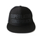 Layar Dicetak Mesh Snapback Hats, Mens Black Snapback Hats Ukuran Dewasa